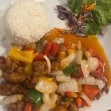 Sweet & Sour Crispy Chicken.