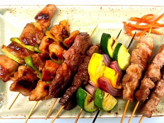 Kushiyaki - 10 Skewer Combo.